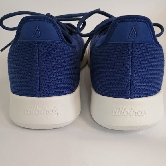 New Allbirds Tree Runners Shoes Size 13 Blue Ridge White - Picture 5 of 11
